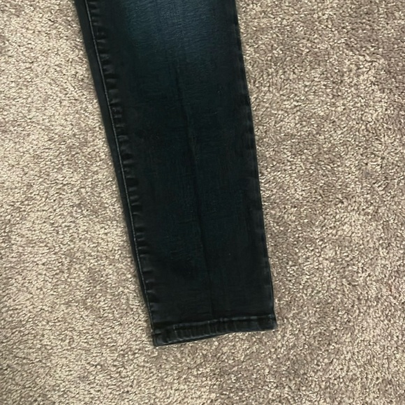 Mavi Gold Ada Mid Rise Dark Blue Wash Boyfriend Jeans 24X27 - Picture 10 of 14